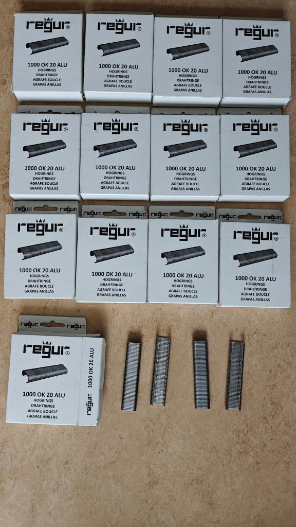 Draadringen/oognietjes aluminium Regur ok20 13.000 stuks, Tuin en Terras, Tuinhekken en Hekwerk, Nieuw, Gaashekwerk, Aluminium