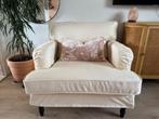 IKEA Stocksund fauteuil met nieuwe hoes, Huis en Inrichting, Fauteuils, Ophalen, 75 tot 100 cm, Zo goed als nieuw, Stof