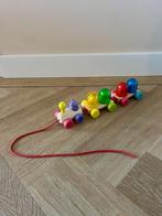 Z.g.a.n. Djeco Houten Regenboogtrein / puzzel, Kinderen en Baby's, Speelgoed | Educatief en Creatief, Ophalen of Verzenden, Zo goed als nieuw