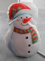 Kerstkussen sneeuwpop met licht nieuw, Ophalen of Verzenden, Nieuw
