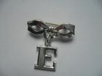 VINTAGE BROCHE MET DE LETTER E, Verzenden, Overige materialen, Broche