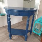 Halfrond tafeltje., Ophalen, 50 tot 100 cm, Zo goed als nieuw, Overige vormen