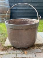 Zware koperen bak, diameter 45 cm., Tuin en Terras, Ophalen, Minder dan 30 cm, Rond, Zo goed als nieuw