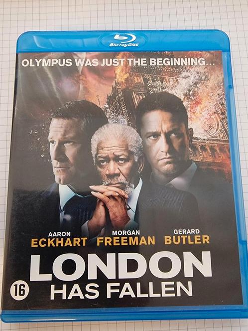 London has Fallen blu-ray Morgan Freeman, Cd's en Dvd's, Blu-ray, Zo goed als nieuw, Actie, Ophalen of Verzenden