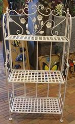 PLANTENREK / ETAGERE / 116 CM HOOG /METAAL //beige