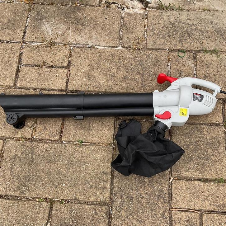 Bladblazer Elektrisch met Stekker, Tuin en Terras, Bladblazers, Gebruikt, Handgedragen, Elektrisch, Met opvangzak, Ophalen