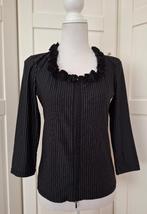 Antonelle zwart krijtstreep vest jasje, maat 40 M, Maat 38/40 (M), Zwart, Antonelle, Ophalen of Verzenden