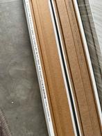 Moderne MDF plint | RAL 9010 Gebroken wit | 15x65 mm, Doe-het-zelf en Verbouw, Plinten en Afwerking, Ophalen, Overige materialen