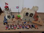 Playmobil Pirates 6680 Vuurtoren + 6482 Soldatengevangenis, Ophalen, Gebruikt, Complete set