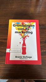 Bronis Verhage - Grondslagen van de marketing, Ophalen of Verzenden, Zo goed als nieuw, Economie en Marketing, Bronis Verhage; Marjolein Visser