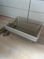 4x draadmand met uittrekrail IKEA voor pax kast, Huis en Inrichting, Woonaccessoires | Schalen en Manden, Overige materialen, Mand