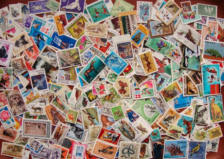 250 Thema / Motief zegels. ( Nr. 67 )., Postzegels en Munten, Postzegels | Thematische zegels, Gestempeld, Overige thema's, Verzenden