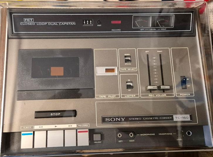 SONY TC-160, Audio, Tv en Foto, Cassettedecks, Sony, Ophalen of Verzenden