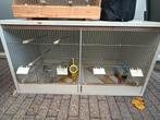 Vogelkooien, Dieren en Toebehoren, Vogels | Hokken en Kooien, Ophalen, Zo goed als nieuw, Metaal, Vogelkooi