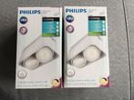 2x Philips Afzelia LED spots - dimbaar - NIEUW in verpakking, Huis en Inrichting, Lampen | Spots, Metaal of Aluminium, Nieuw, Ophalen of Verzenden