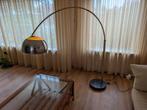 Retro boog vloerlamp, Huis en Inrichting, Lampen | Vloerlampen, Ophalen, Gebruikt, Metaal, 150 tot 200 cm