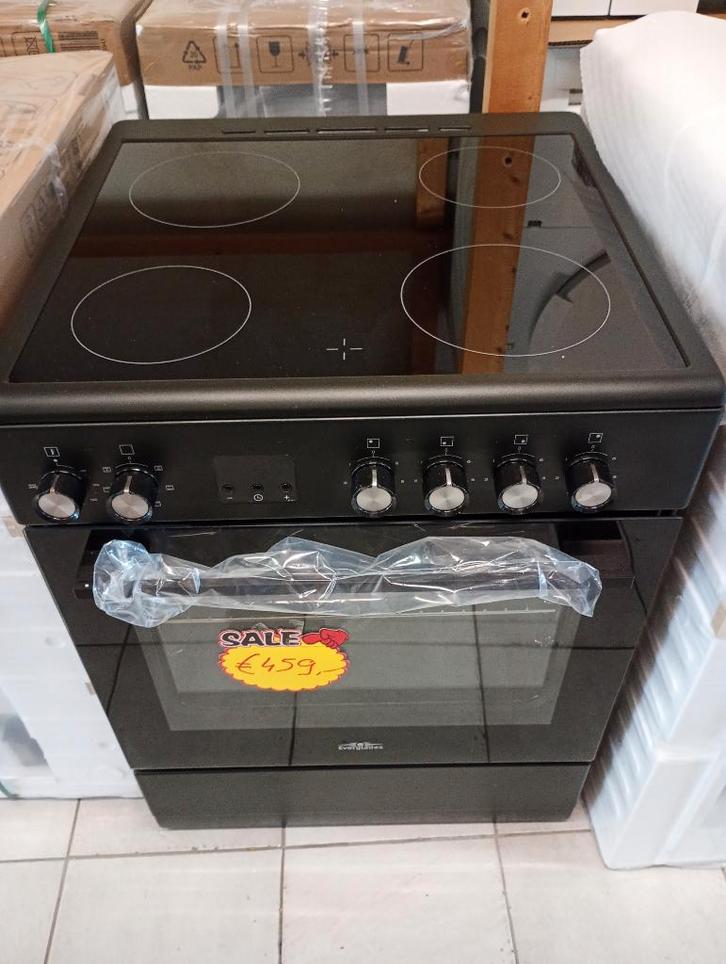 Nieuwe inductie en ceramisch fornuis met gar. nu 459 euro, Witgoed en Apparatuur, Fornuizen, Nieuw, Vrijstaand, Inductie, 4 kookzones