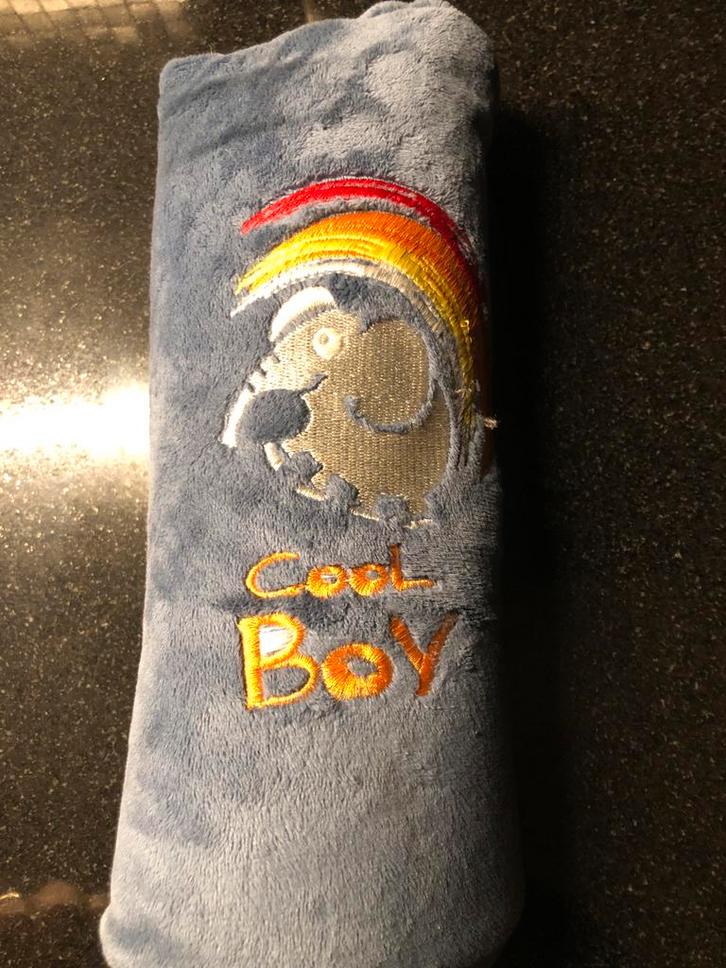Gordelbeschermer/Gordelkussen 'Cool Boy', Kinderen en Baby's, Autostoeltjes, Zo goed als nieuw, Overige merken, Overige methoden