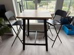 Bartafel met twee barstoelen, Ophalen, Zo goed als nieuw
