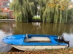 Sloep 4.20m met Suzuki 9.9pk en dekzeil, Watersport en Boten, Motorboten en Motorjachten, Ophalen, Gebruikt, Minder dan 10 pk
