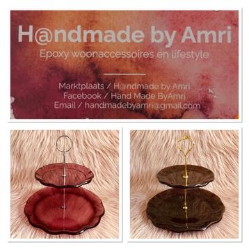 H@ndmade by Amri | Etagère van epoxy beschikbaar voor biedingen
