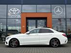 Mercedes-Benz C-klasse 180 AMG AUT.|LED|Panodak|Leer|360 cam, Automaat, 65 €/maand, Lichtsensor, Wit
