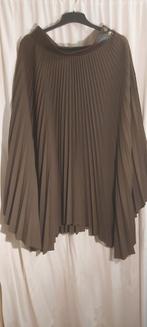 Dames plissé rok maat 42 kleur bruin tailleband 84cm, Kleding | Dames, Maat 42/44 (L), Ophalen of Verzenden, Onder de knie, Bruin