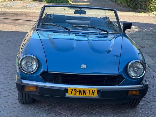 Fiat 124 1.8 Spider CSI 1981 Blauw, Auto's, Fiat, Particulier, 124 Spider, Benzine, Cabriolet, Automaat, Geïmporteerd, Blauw, Blauw