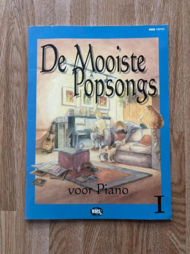 bladmuziekboek De mooiste popsongs voor piano / deel 1, Muziek en Instrumenten, Bladmuziek, Zo goed als nieuw, Thema, Populair