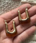 & Other Stories Oorbellen Bruin/Goud, Hangers, Bruin, Ophalen of Verzenden, Zo goed als nieuw