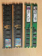 Geil en kingston DDR 2 geheugen 4x2 GB, Computers en Software, RAM geheugen, Desktop, 800/ pc2 6400, Gebruikt, DDR2