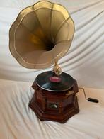 His Master's Voice Grammofoon + Platen, Antiek en Kunst, Ophalen of Verzenden