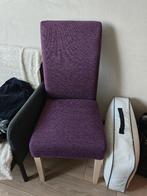 4 paarse eetkamerstoelen, Huis en Inrichting, Ophalen, Zo goed als nieuw, Overige kleuren, Vier