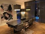 2 Hanglampen voor boven Eettafel, Huis en Inrichting, Lampen | Hanglampen, Ophalen, Gebruikt, Stof, Minder dan 50 cm