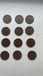 12 munten van 1 cent munten 1948, Ophalen of Verzenden, Nederland