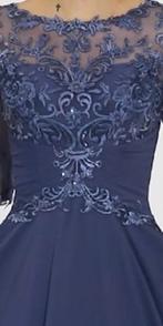 gala/feestjurk, Kleding | Dames, Maat 38/40 (M), Galajurk, Blauw, Ophalen of Verzenden