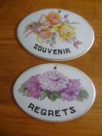 2 etalage  reclame bordjes, Antiek en Kunst, Ophalen of Verzenden