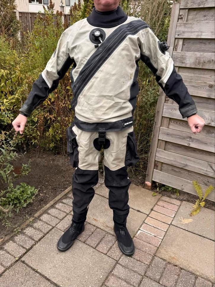 Santi Emotion Silvermoon Droogpak - Special Edition, Watersport en Boten, Duiken, Gebruikt, Duikpak, Ophalen