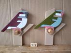 Kapstok 73 Set van 2 vogels, Wandkapstok, Nieuw, Ophalen of Verzenden, Minder dan 100 cm