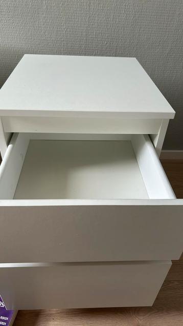 Ikea Malm nachtkast met 2 lades B35xD40xH49cm - afbeelding 3