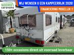 Dethleffs New Line 450 RONDZIT + VOORTENT +VASTBED, Caravans en Kamperen, Serviceluik, Bedrijf, 750 - 1000 kg, Tot en met 4