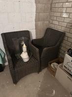 Tuinstoelen - Riet/Rotan - Set van 2, Huis en Inrichting, Ophalen, Gebruikt, Twee, Riet of Rotan