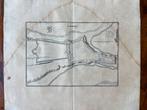 Antieke kaart (vestingkaart) Limburg C. Merian 1660, Ophalen of Verzenden