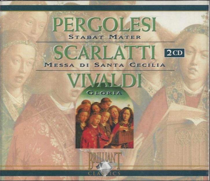 CD BOXSET - Pergolesi - Scarlatti - Vivaldi, Cd's en Dvd's, Cd's | Klassiek, Zo goed als nieuw, Barok, Boxset, Ophalen of Verzenden