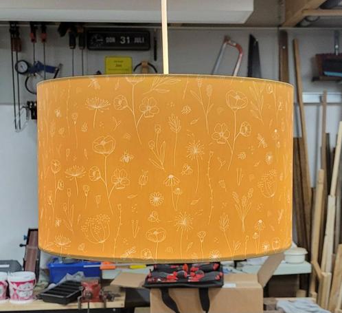 Hanglamp Little Dutch - okergeel, Huis en Inrichting, Lampen | Lampenkappen, Zo goed als nieuw, Rond, Ophalen of Verzenden