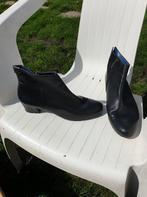Gave zwarte leren enkellaarzen. mt 39. Merk Perlato, ., Zwart, Lage of Enkellaarzen, Ophalen of Verzenden