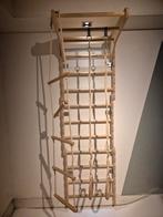 Houten Speeltoestel met Klimrek en Ringen, Ophalen, Gebruikt, Buik, Overige typen