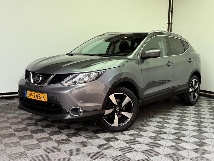 Nissan QASHQAI 1.2 N-Connecta Pano Navi 360 Trekhaak NL Auto, Auto's, Nissan, Bedrijf, Te koop, Qashqai, 360° camera, ABS, Achteruitrijcamera