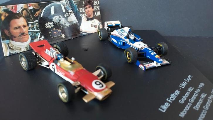 Williams Renault En Lotus F1 Hill 1:43 Quartzo pol, Hobby en Vrije tijd, Modelauto's | 1:43, Nieuw, Auto, Ophalen of Verzenden