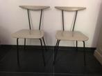 Set stoelen jaren 50/60 Auping dress-boy Wim Rietveld, Huis en Inrichting, Ophalen, Gebruikt, Zwart